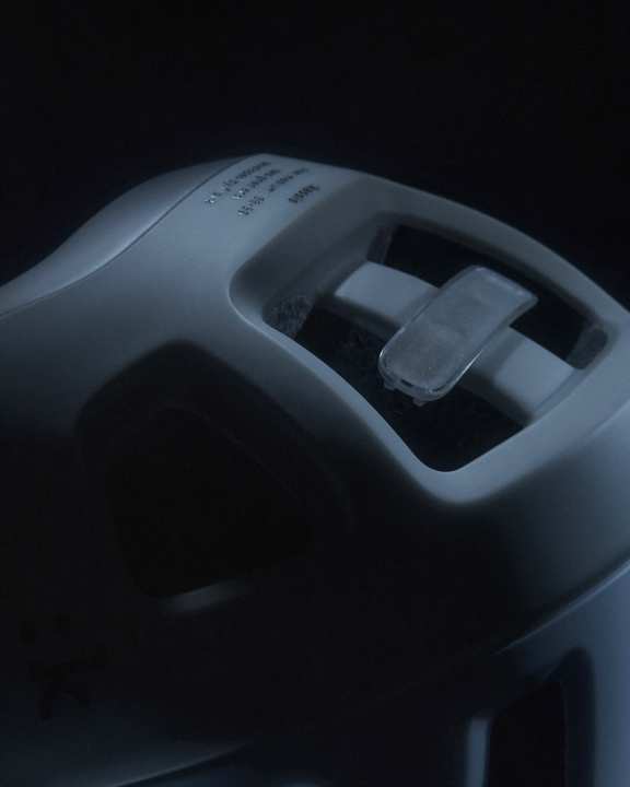 The rear reflector is new and standard on the helmet.