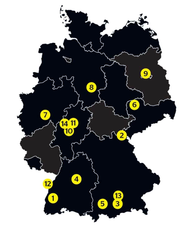   Die Dirtbike-Spots im Überblick 