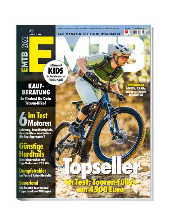   Many more exciting new products can be found in the current print issue, EMTB Magazine 2/22, from 19 April <a href="https://www.delius-klasing.de/emtb-lesen-wie-ich-will" target="_blank" rel="noopener noreferrer nofollow">digitally, in the online shop</a> and in specialist shops. <a href="www.bike-magazin.de/w/6971a" target="_blank" rel="noopener noreferrer nofollow">Here you can find all the topics in the magazine.</a>