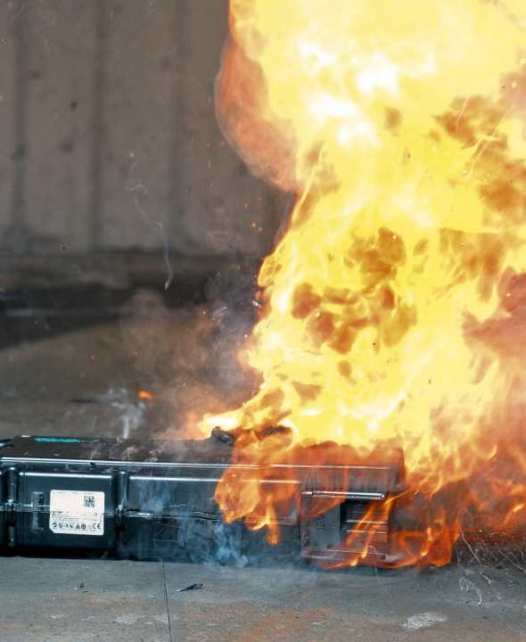 Don't panic: With careful handling, battery fires are rather rare.