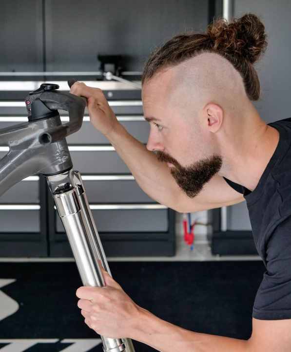 Dangerholm - highly focussed at work 