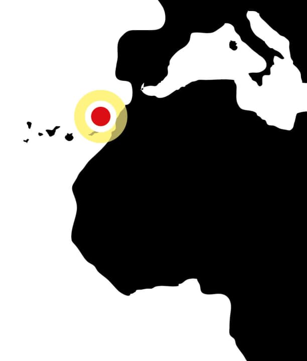   Overview map Europe - Canary Islands - Africa