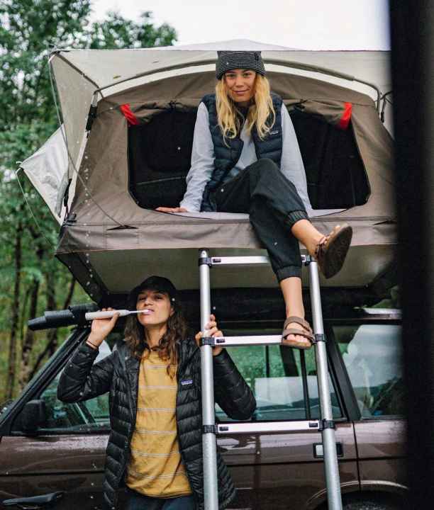 The roof tent proved to be a stable constant. Unfortunately, the old Land Rover developed a life of its own.