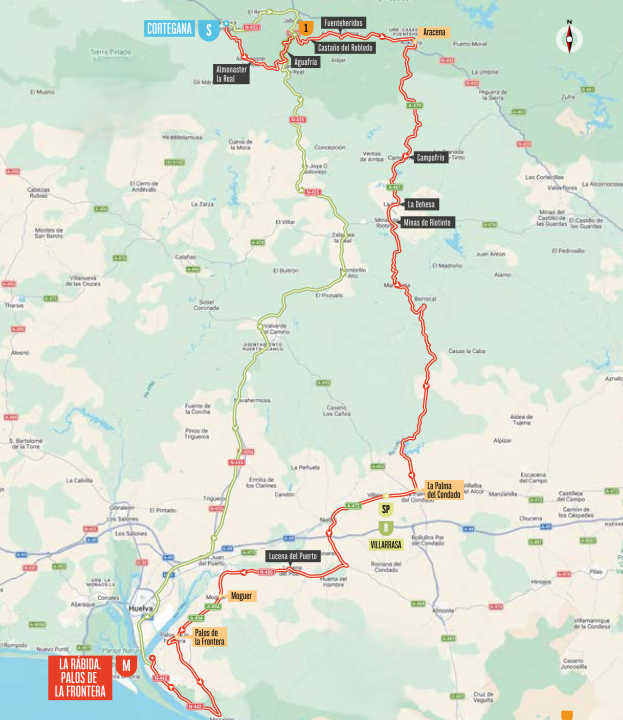 Die Strecke der 16. Etappe der Vuelta a España 2026