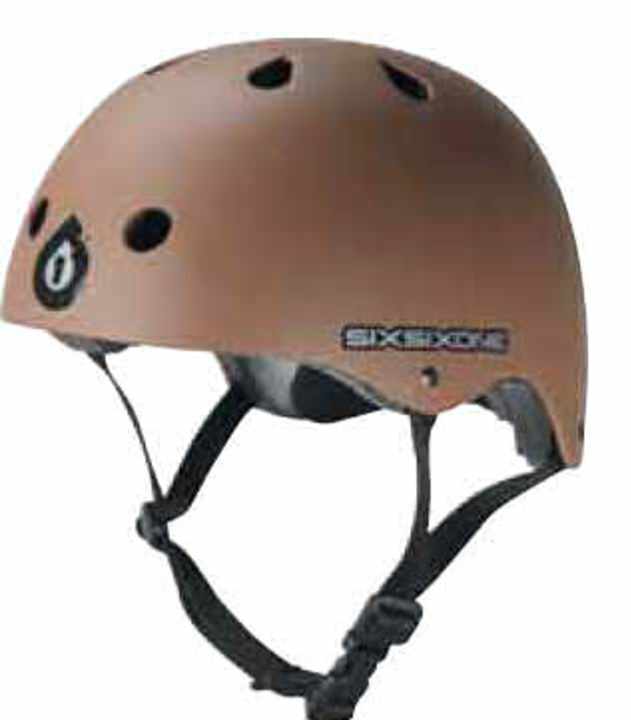   Copied from the skaters: Half-shell helmet.