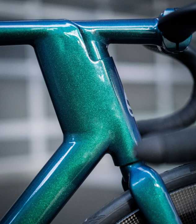 Außergewöhnlicher Vorbau: Verlängerung des Oberrohrs