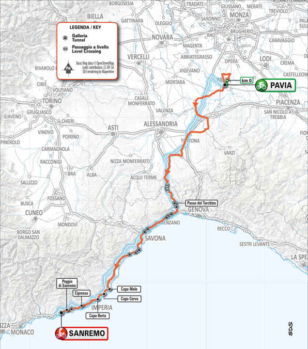 La carte de la ligne 2026