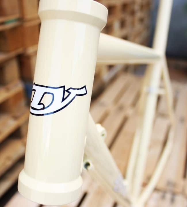   Head tube view of the Toyo Samurai