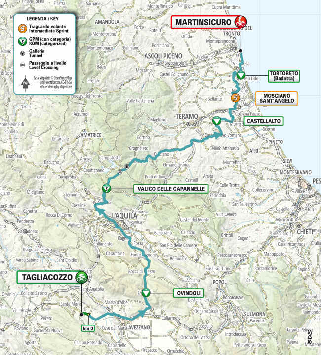 The 4th stage on the map