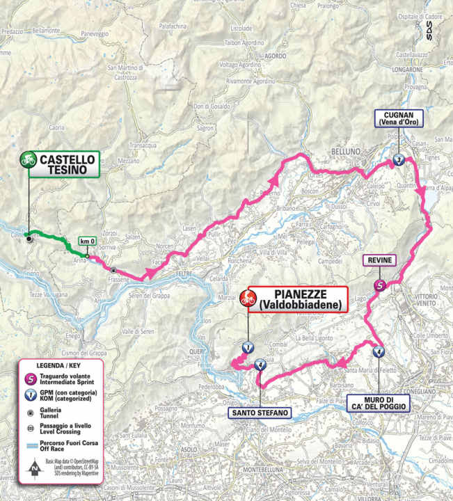 The 4th stage on the map