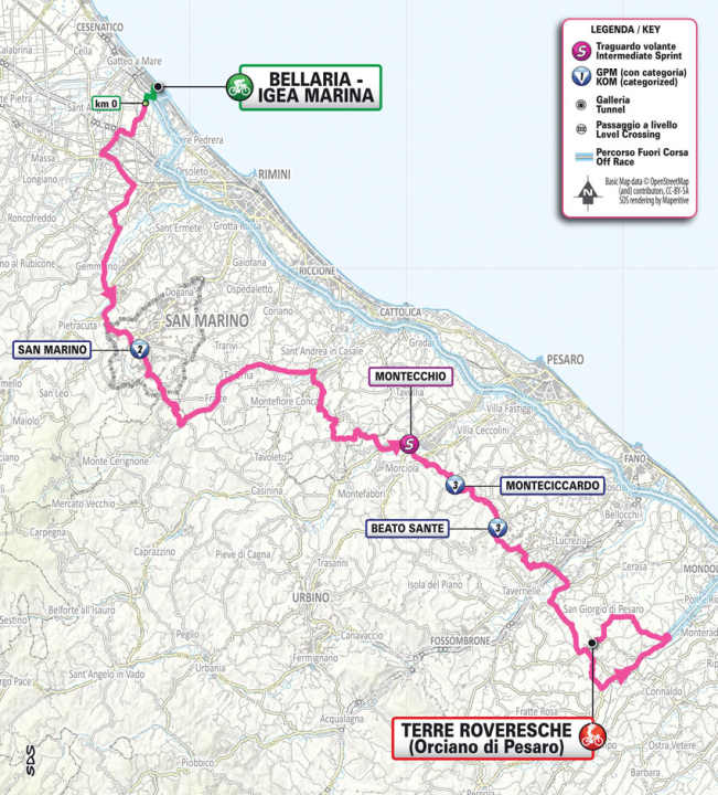 The 6th stage on the map
