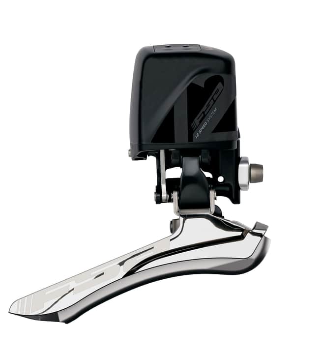 Der Umwerfer ist mit einem zentralen Akku am Rad verkabelt, die Schaltbefehle empfängt er per Funk.