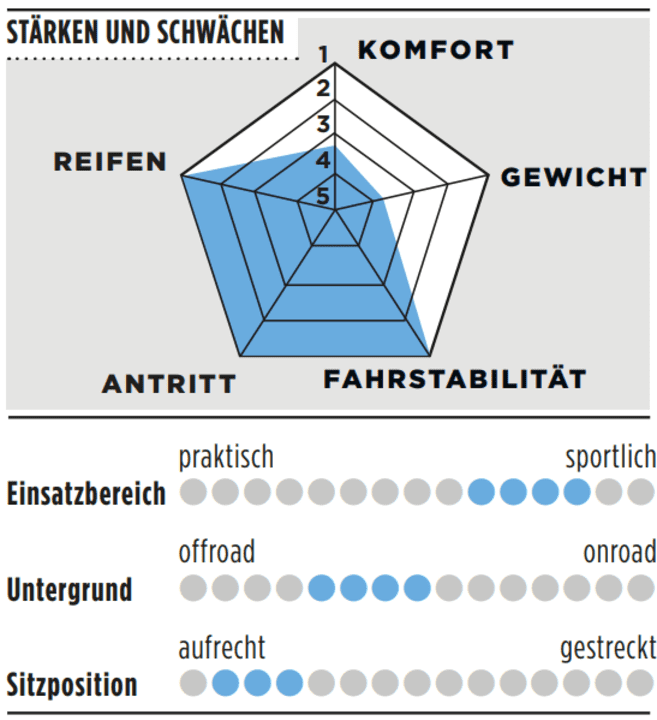 Stärken, Schwächen und weitere Details des Bulls Machete.