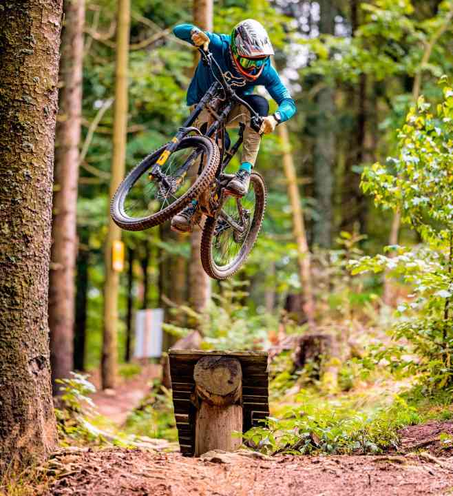 Comfort saddle: You have to pull hard on the reins of the Specialized to get some airtime, otherwise it sticks to the ground.