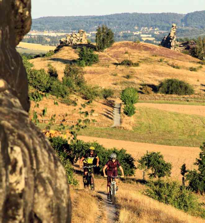 The Devil's Wall in the Eastern Harz Mountains