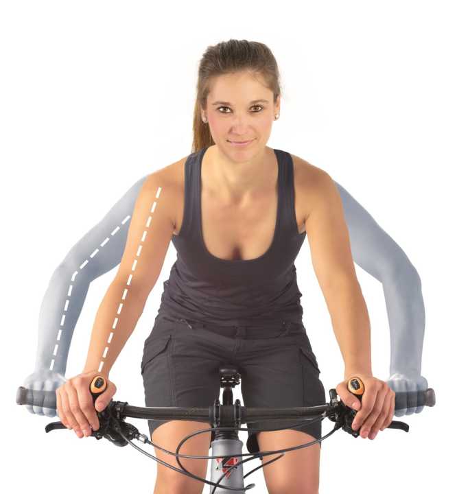   That's the idea behind the Innerbarends. Less twisted shoulders, straighter arm posture. This relieves pressure on the shoulders, elbows and wrists at the same time.