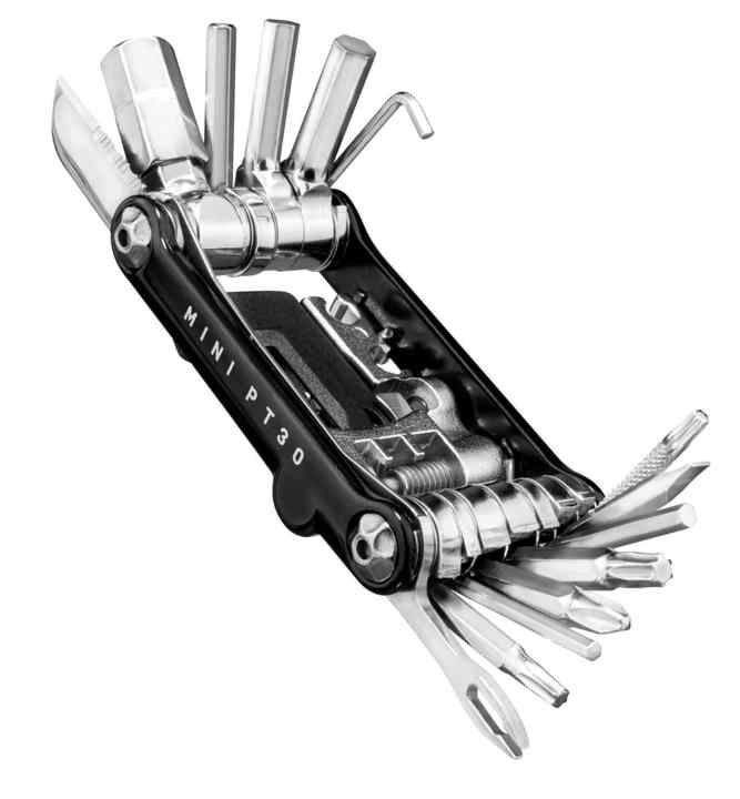 The Topeak Mini-Tool PT 30 really does have EVERYTHING you could possibly need when travelling. Multiple mini tool test winner: 49.95 euros / 166 grams.