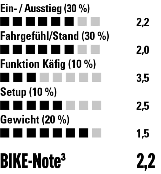 Der Käfig bringt kaum Zusatznutzen, das Fahrgefühl ist aber satt und angenehm direkt.
