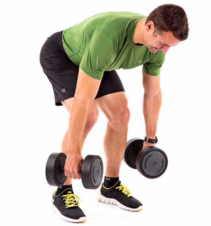 Also useful in the second half of life: strength training with weights.