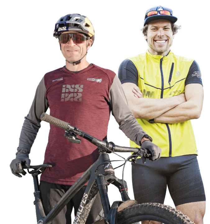 René Wildhaber and the Swiss paragliding pro Patrick von Känel