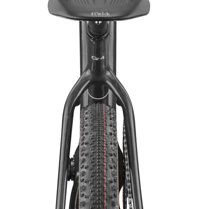 The new GR4 frame is said to be significantly lighter than its predecessor. With a weight of just 970 grams in size M, Fara claims to have been able to save more than 200 grams.