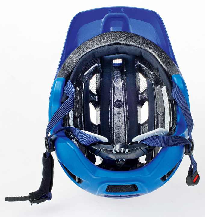 A circumferential head ring, as used by Uvex for example, adapts perfectly to the individual head shape of the wearer and encloses the skull better than standard systems. Also available from Giro, Ked, Met, SixSixOne and Specialized.