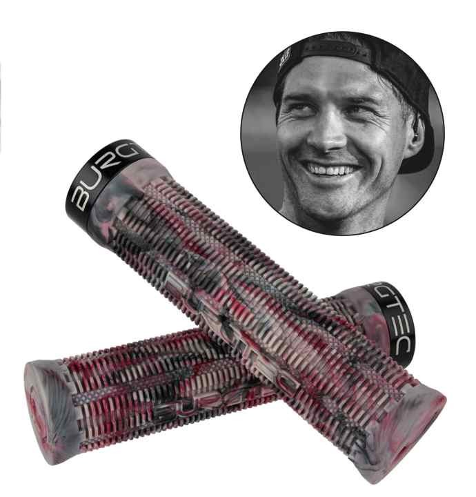 Greg Minnaar steers with Burgtec Bartender Pro.