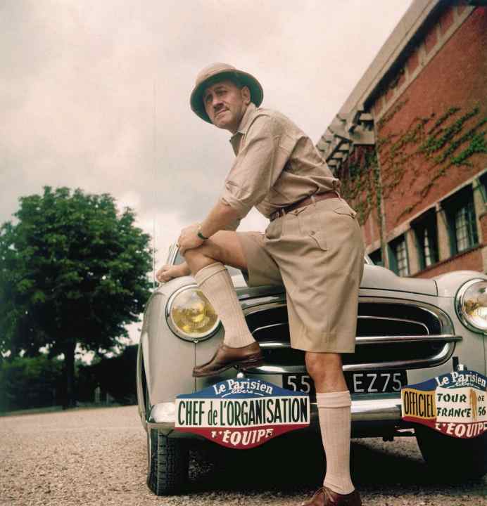 Feldherr - Jacques Goddet, legendärer Tour-Direktor von 1936 bis 1987, griff die Idee des Finales auf den Champs-Élysées begeistert auf