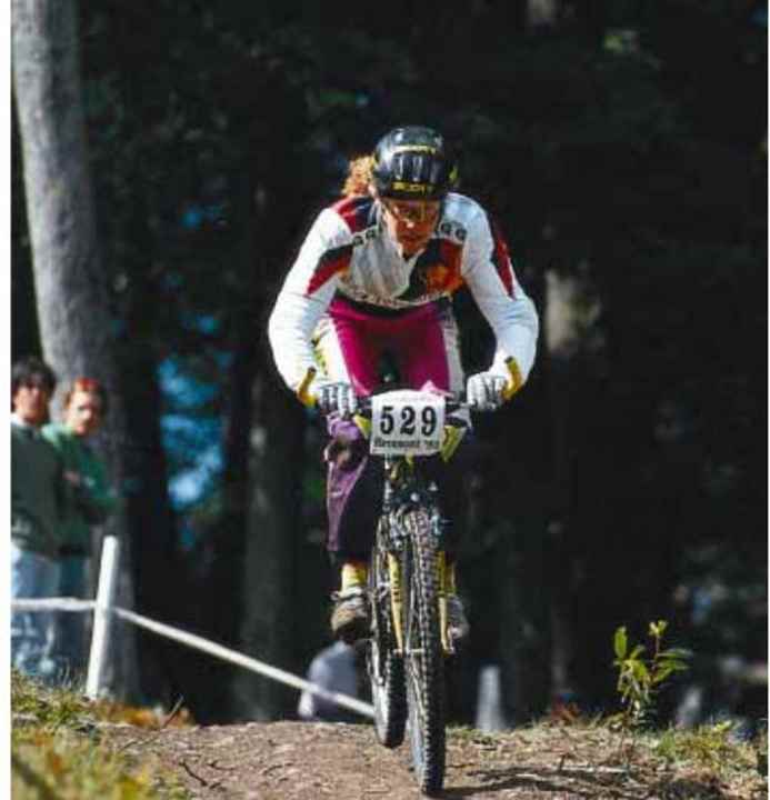   ...or downhill - the Bavarian bundle of energy was always at the forefront