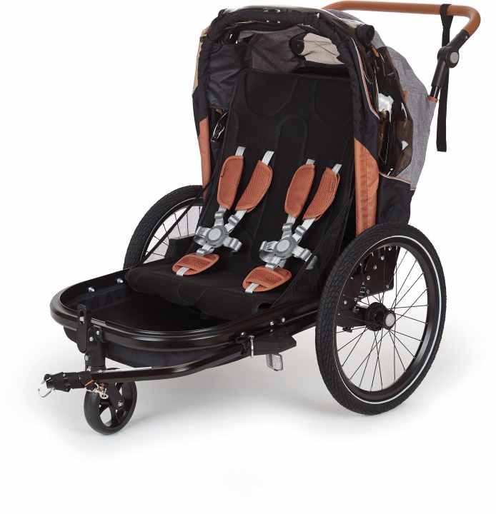 Die 5-Punkte-Gurte garantieren sicheren Halt für die wertvolle Fracht.