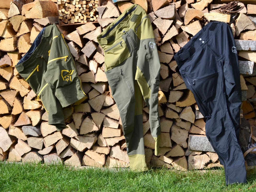 Norwegische MTB-Hosen, Regenjacke und Shirts im Test