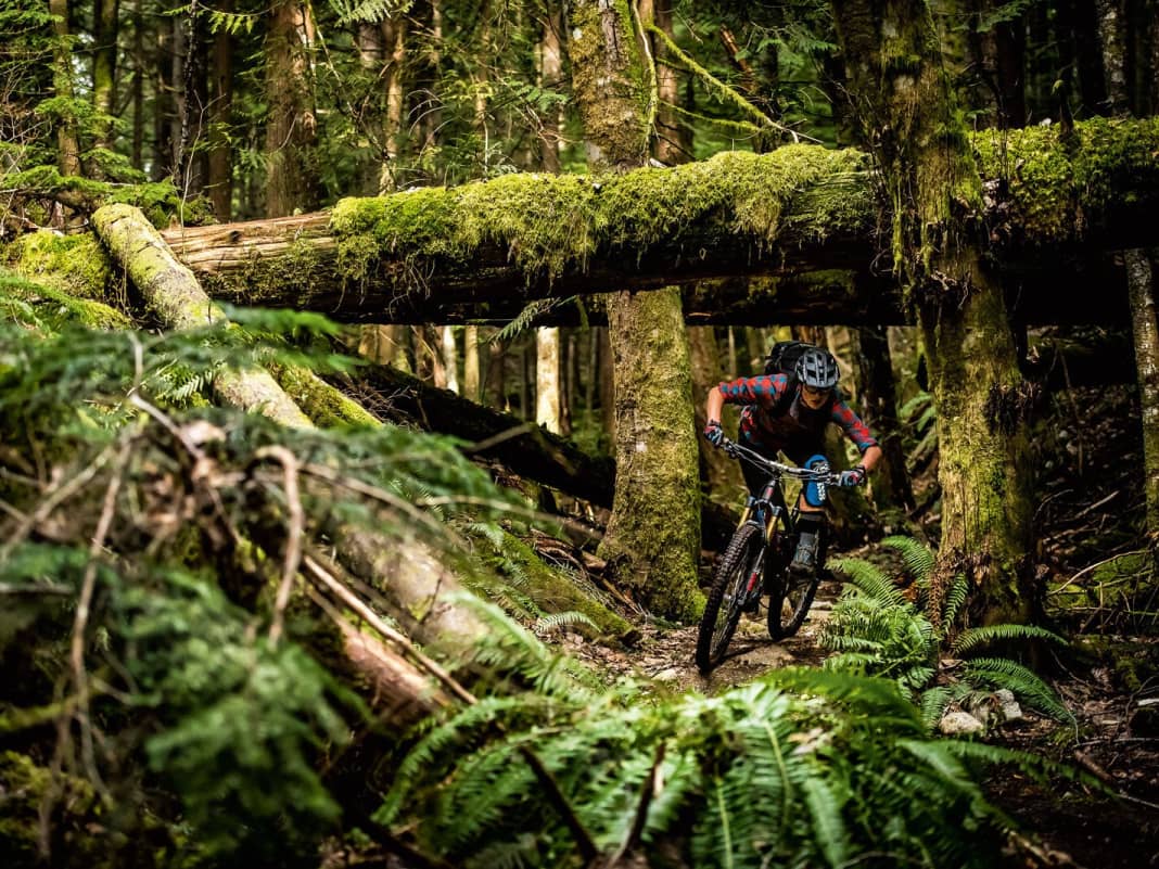 Steffi Marth im Trail-Paradies
