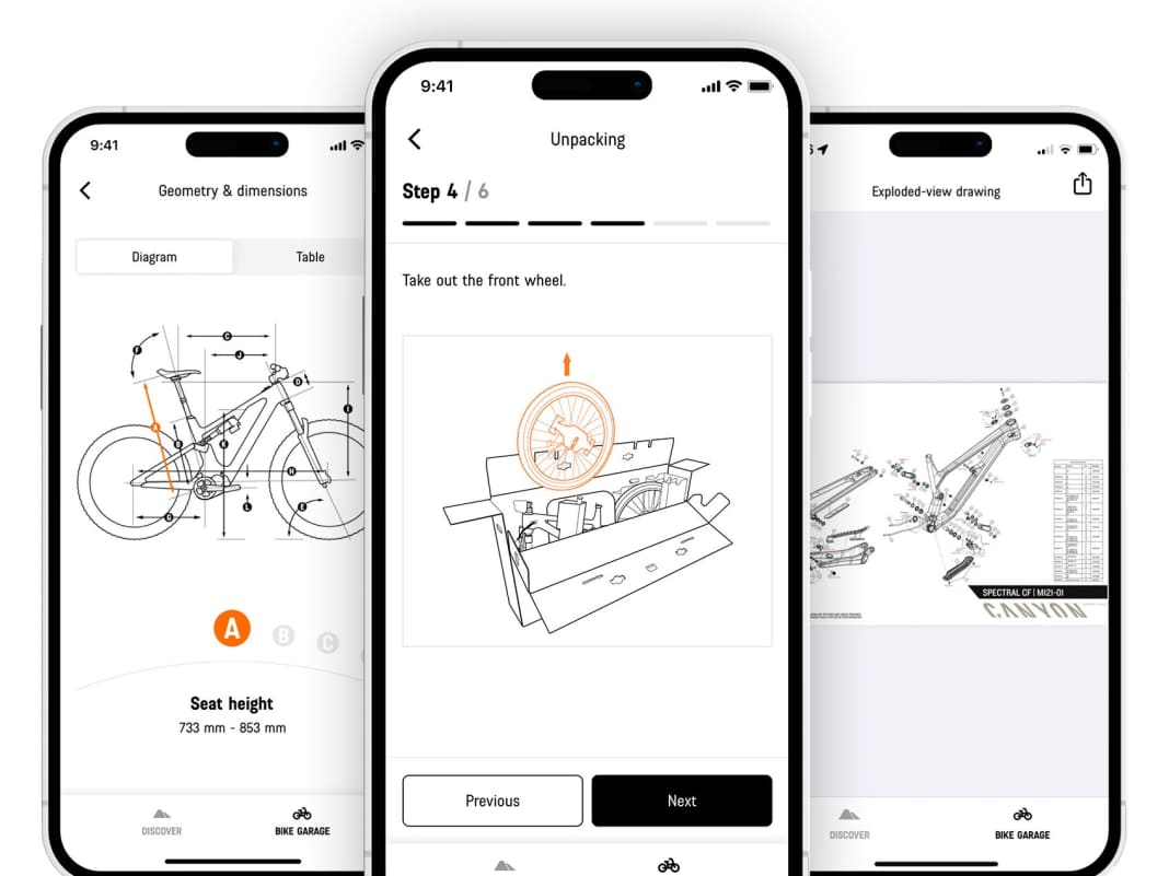 Neue Canyon App gestartet