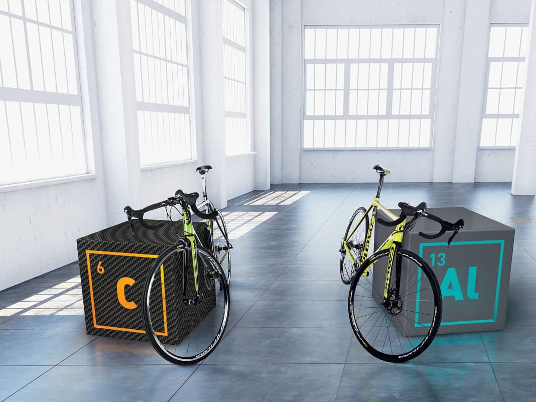 Rennräder aus Aluminium gegen Carbon-Renner - Rennrad-Duell: Aluminium gegen Carbon