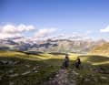 From Madesimo you climb a steep 1000 metres up to the Pian dei Cavalli.