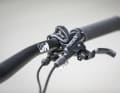 Shimano SLX: A robust 4-piston brake with 203mm discs.