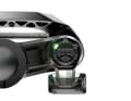 Coloured LEDs on the fork crown indicate which of the three modes the electronic control of the Rockshox Flight Attendant suspension is in.