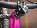 The G1 GPI relies on a generous 65 mm head tube diameter - this opens up a large selection of compatible headsets with which the reach and head angle can be fine-tuned.