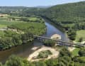 Heat battle: The Dordogne valley can reach up to 40 degrees in summer.