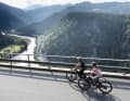 High above the Rhine Gorge. The fourth stage offers picturesque scenery.