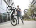 Likes to go steep: The Canyon Torque:On CF likes wild descents and stunts.