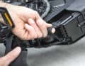 Der Akku mit 800 Wattstunden kann nach unten aus dem Bike entnommen werden.