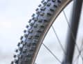 When it comes to the performance rubber compound, the Schwalbe tyres on the Cube mountain bike fail to impress.