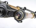 Top rather than bottom: The rebound damping can be adjusted on the fork crown using a flat-bladed screwdriver. Additional steel springs are available as an optional extra for 46 euros.