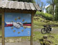 Together rather than apart: on EuroVelo 13, also known as the Iron Curtain Trail, cyclists follow the former Cold War border.