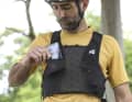 The chest pocket is even big enough to hold a smartphone. The front protective panel is Level 1. The Sas-Tec foam is light, breathable and extremely flexible.