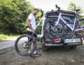 When loading the bikes, the order is important: the heaviest bike should always be placed on the rack first.