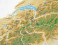 the map shows the route.