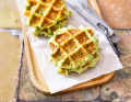 Cauliflower and cheese waffles