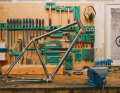 Five days of work: a steel frame built using the fillet-brazed technique. Now all that's missing is the finishing touches!